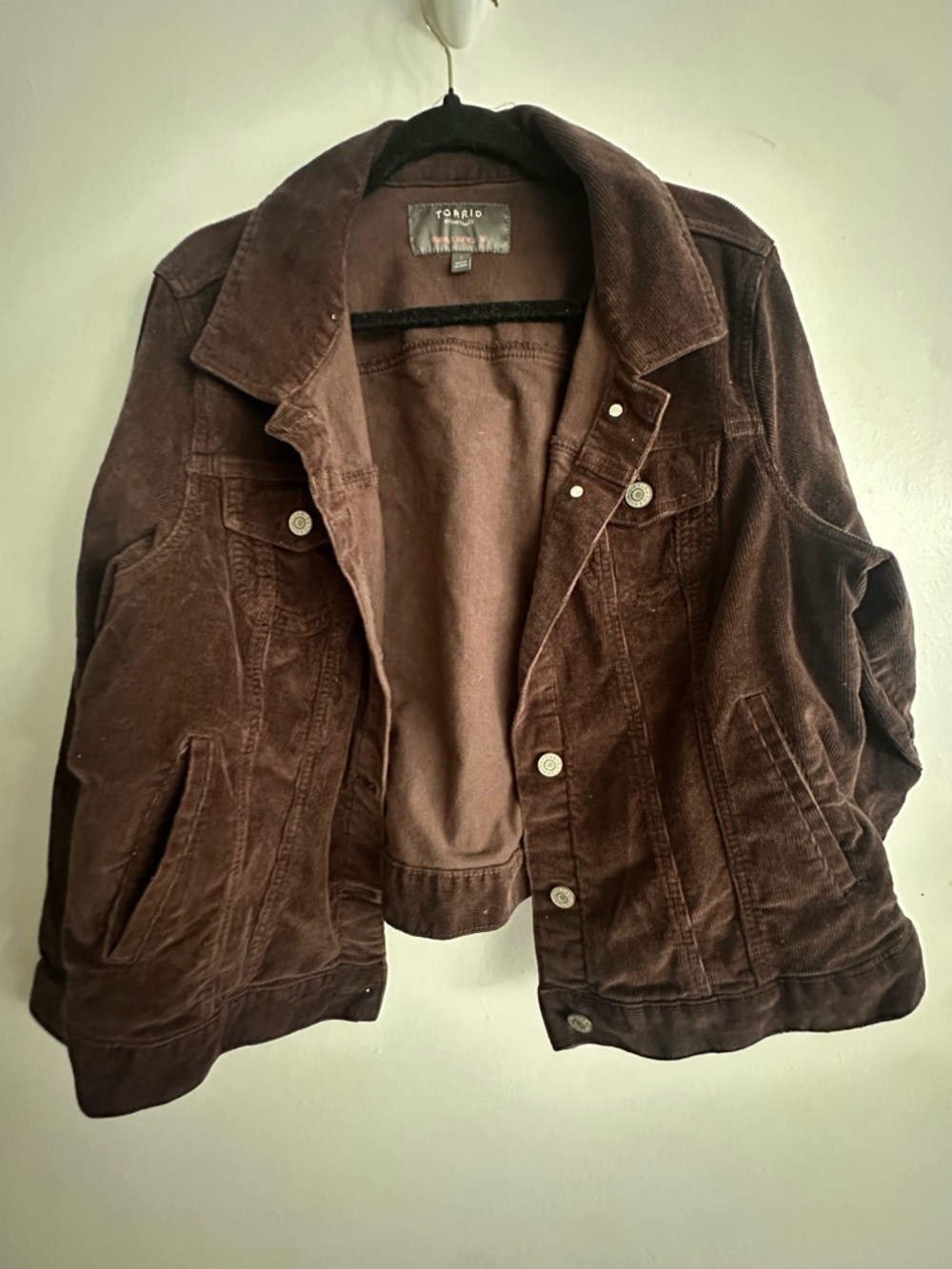 TORRID Brown Corduroy Jacket - Deep Cocoa